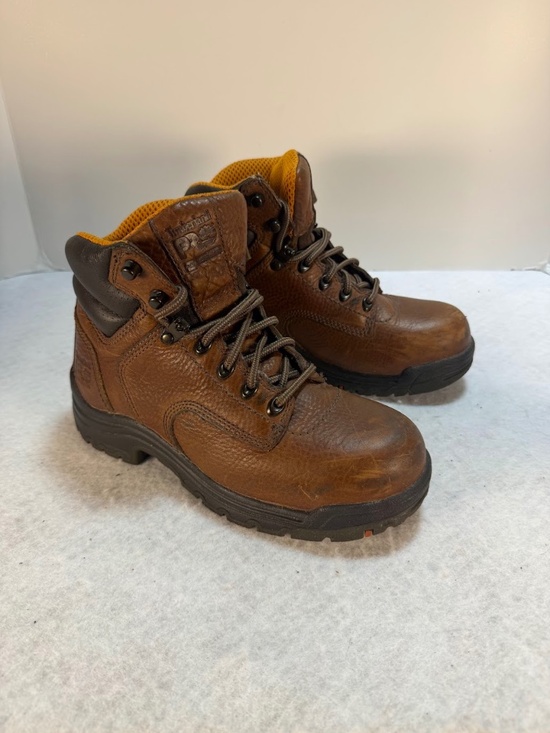 Timberland PRO Shoes - Timberland PRO PowerFit Comp Toe EH Work Boots Women's 7 Brown Leather
